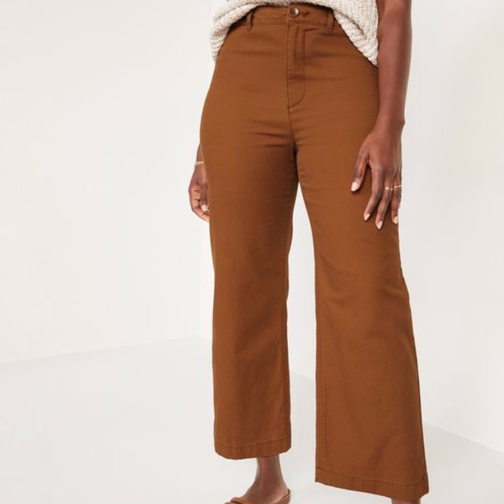 ISO! Old Navy Bourbon 0/2/2p Wide Leg